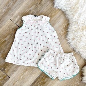 Bonjour Diary Girls Pyjama Co-ord Set Sz 10Y
